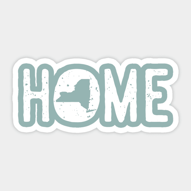 New York is HOME, Proud Home State of NY Sticker by GreatLakesLocals